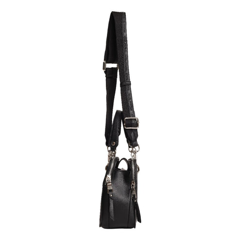 Crossbody Steve Madden Bserra negro largo doble strap