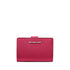 Billetera mediana Michael Kors cuero saffiano color frambuesa