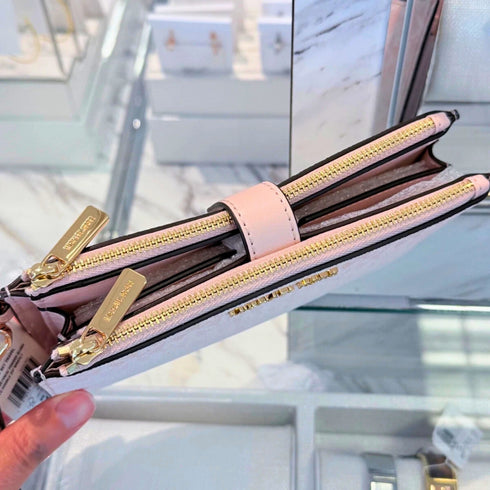 PACK Promo MK Jet Set Rosa Crossbody y billetera grande