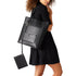 Tote Steve Madden Kimmy black con accesorios