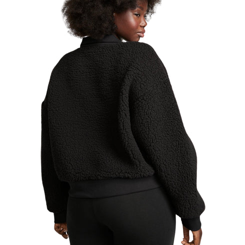 Poleron cropped Oversize sherpa XXL