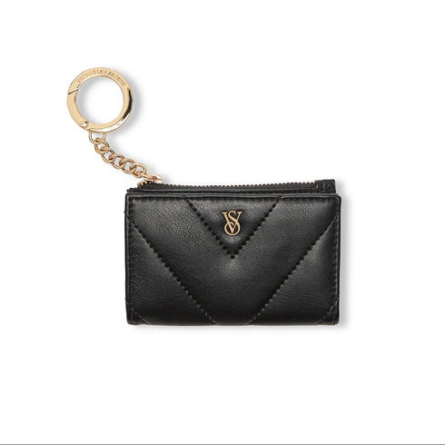 Tarjetero Victoria Secret plegable negro