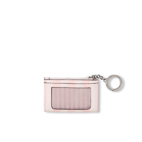 Tarjetero Victoria Secret's con llavero rosa clásico