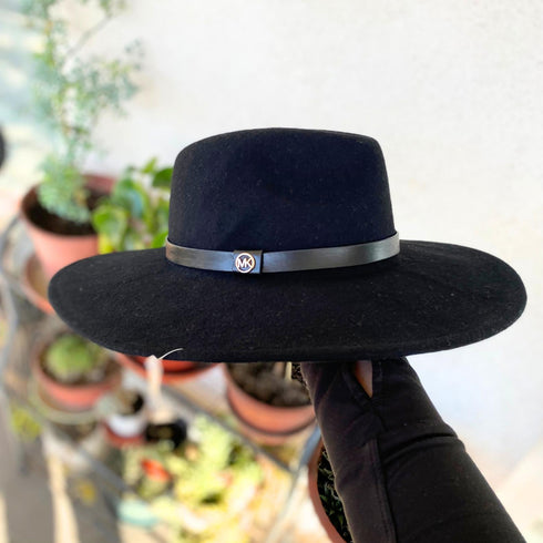 Sombrero Michael Kors Fedora lana café