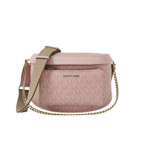 PREVENTA: Riñonera Michael Kors Slater medium Sling Pack rosada