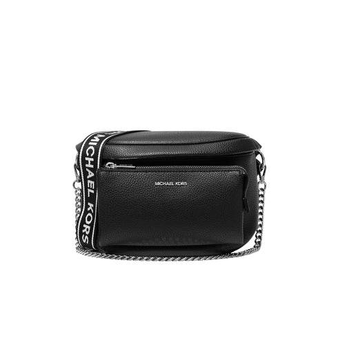 Riñonera Michael Kors Slater medium Sling Pack negro