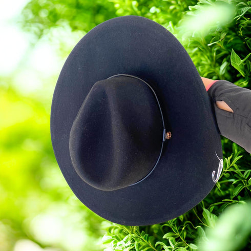 Sombrero Michael Kors Fedora lana café