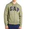 Polerón GAP hombre zip verde