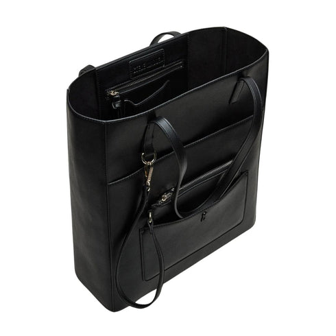 Tote Steve Madden Kimmy black con accesorios