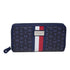 Billetera Tommy Hilfiger grande rosa larga logo print