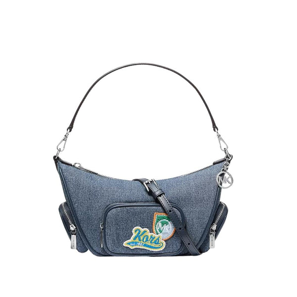 Crossbody Michael Kors Merritt convertible pequeña denim (Preventa por whatsapp)