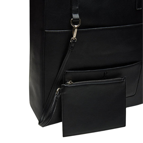 Tote Steve Madden Kimmy black con accesorios