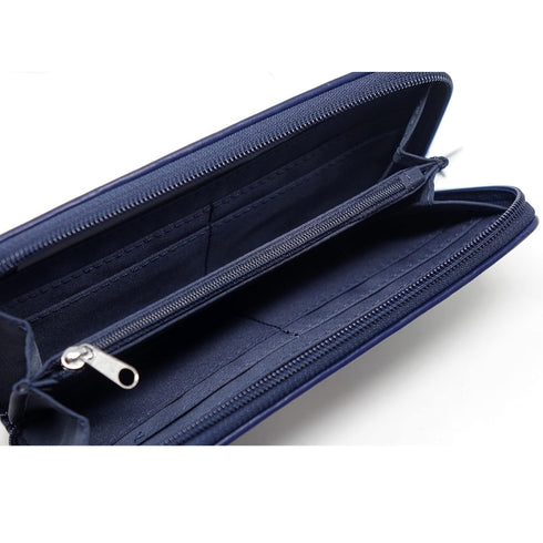 Billetera Tommy Hilfiger grande rosa larga logo print