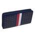 Billetera Tommy Hilfiger grande rosa larga logo print