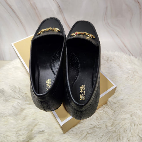 Mocasin Michael Kors Vainilla monograma