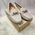 Mocasin Michael Kors Vainilla monograma