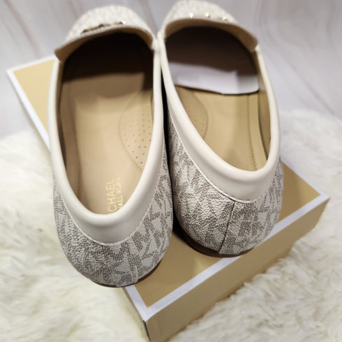 Mocasin Michael Kors Vainilla monograma