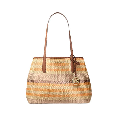 Tote Michael Kors bolso Avalon tejido a rayas (Resereva por Wharsapp)