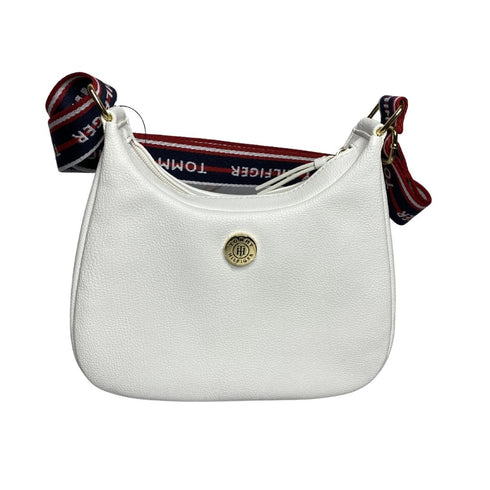 Crossbody Tommy Hilfiger blanco mediano