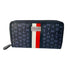 Billetera Tommy Hilfiger grande rosa larga logo print