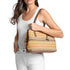 Tote Michael Kors bolso Avalon tejido a rayas (Resereva por Wharsapp)