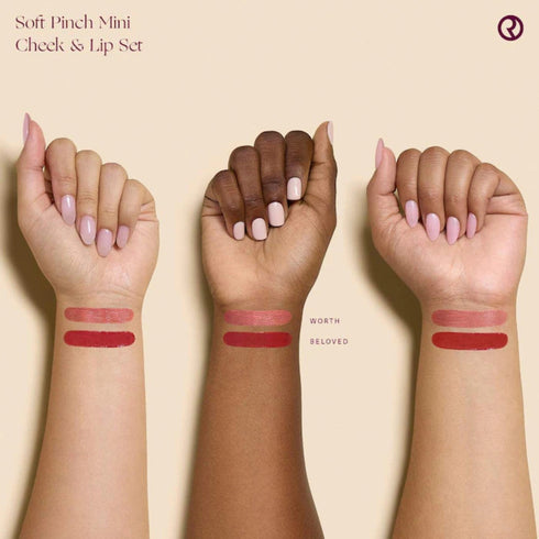 Rare Beauty by Selena Gomez Set Mini para Mejillas y Labios — Soft Pinch