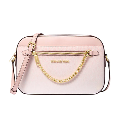 Crossbody Michael Kors Jet Set chain Rosa degradé