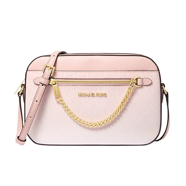 Crossbody Michael Kors Jet Set chain Rosa degradé