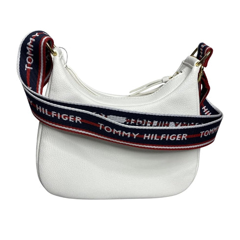 Crossbody Tommy Hilfiger blanco mediano