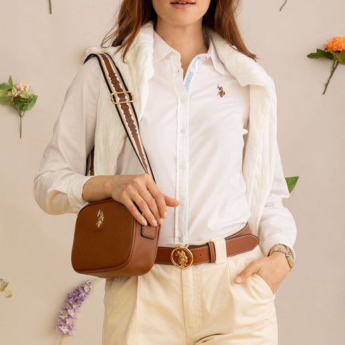 Crossbody Polo US Assn café