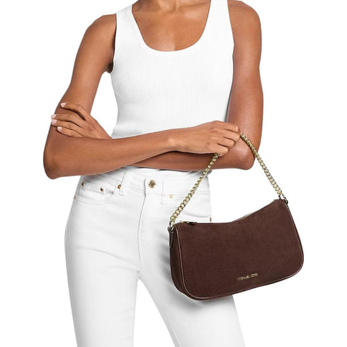 Crossbody Michael Kors Carmela gamuza medium (Preventa por whatsapp)