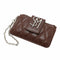 Billeteta y cartera de mano Steve Madden modelo Chev2 Wallet Cafe