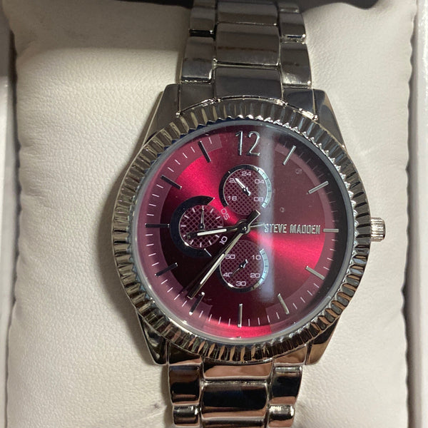 Reloj Steve Madden mujer con caja silver