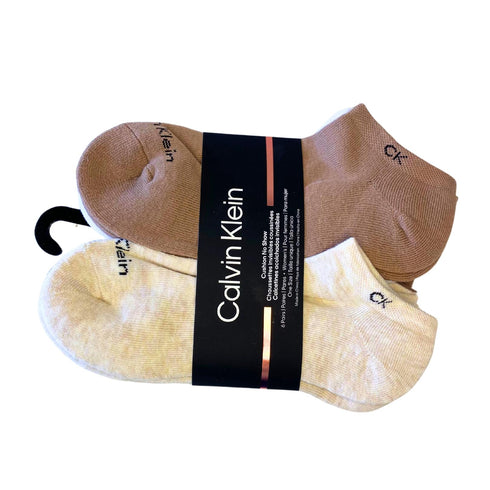 Set Calcetines Calvin Klein mujer, 6 pares invisible confort