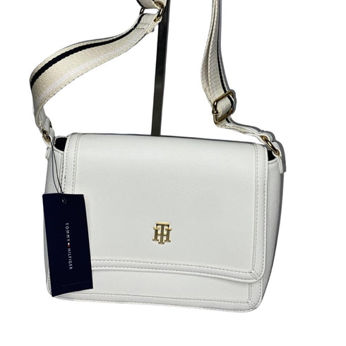 Crossbody Tommy Hilfiger blanco con strap