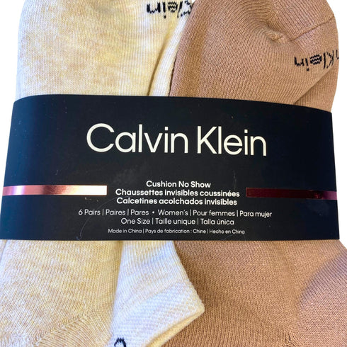 Set Calcetines Calvin Klein mujer, 6 pares invisible confort