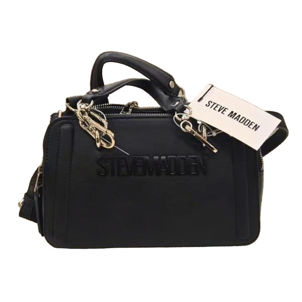 Crossbody Steve Madden Bserra negro largo doble strap
