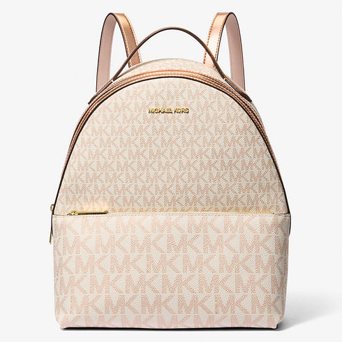Mochila Michael Kors sheila mediana rose gold logo