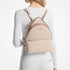 Mochila Michael Kors sheila mediana rose gold logo
