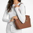 Tote Michael Kors Marilyn Saffiano Leather mediano camel