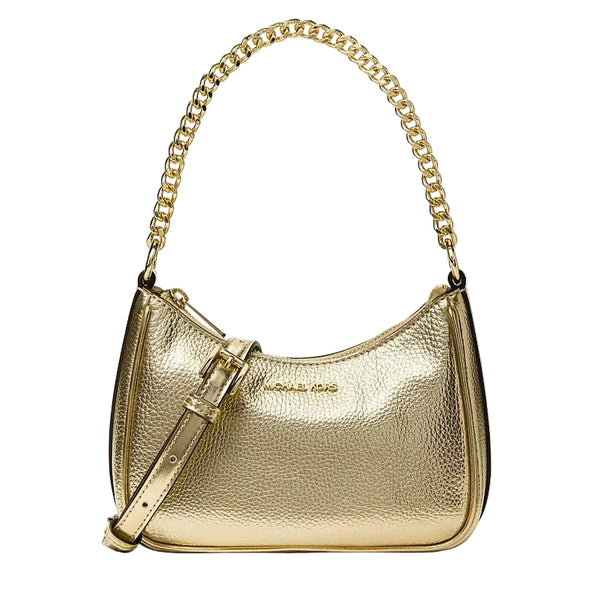 Cartera Michael Kors dorada fiesta XS convertible a crossbody