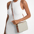 Crossbody Michael Kors Jet Set clásico Vainilla logo
