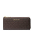 Billetera Michael Kors Jet set Travel grande monograma medio cierre