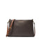 Crossbody Michael Kors Trisha 3 secciones café monograma