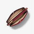 Crossbody Michael Kors Trisha 3 secciones rojo cereza