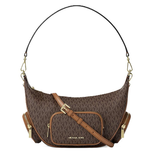 Cartera Michael Kors Merritt medium logo café convertible