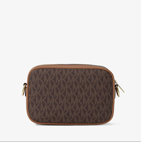 Crossbody Michael Kors Jet Set Camera bag logo café (reserva por whatsapp)