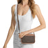 Crossbody Michael Kors Jet Set Camera bag logo café (reserva por whatsapp)