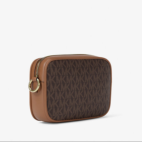 Crossbody Michael Kors Jet Set Camera bag logo café (reserva por whatsapp)