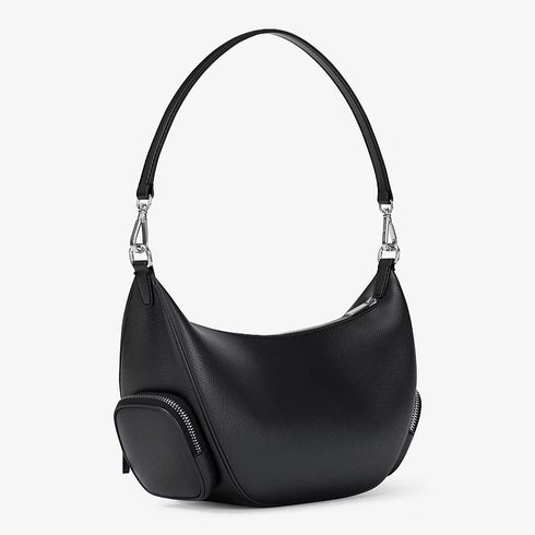 Cartera Michael Kors de hombro Merritt convertible mediano de piel granulada